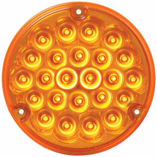 4 Inch Pearl 24 Led Stop, Turn, Tail Load Light With 1156 Female Plug