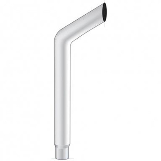 7 To 5 Od Chrome Od Bull Hauler Bottom Exhaust Stack