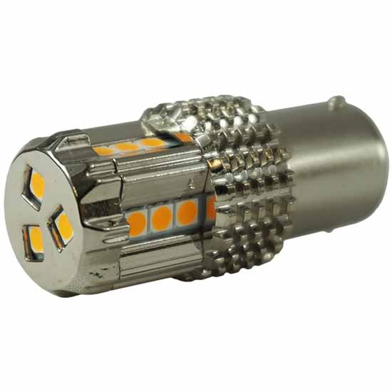 15 Led 1156 Bulb With Chrome Aluminum Housing For Watermelon Glass Lens