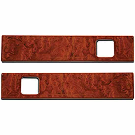 African Rosewood Door Insert Panels For Peterbilt 375, 377, 378, 379