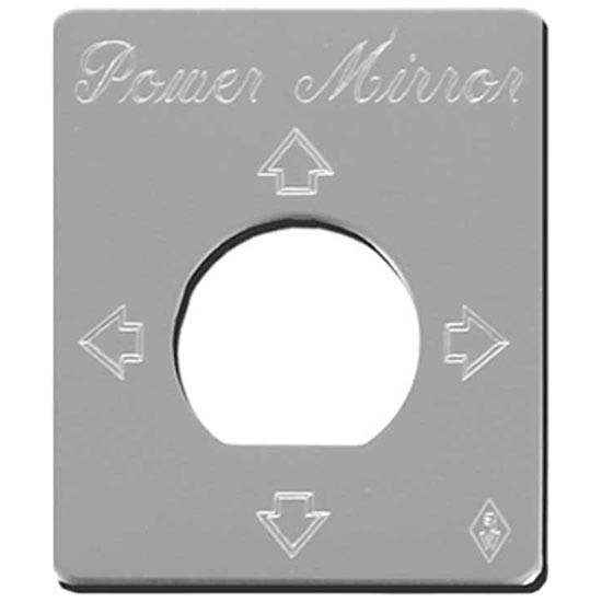 Stainless Steel Switch Id Plate For Peterbilt