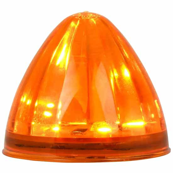 6 Led Dual Function Amber Watermelon Light With Size And Lens Option