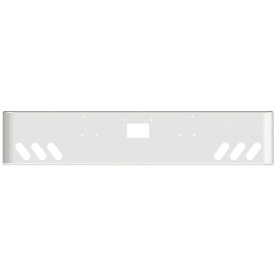 16 Inch Chrome Texas Bumper, 7 Gauge With Rolled Ends For Peterbilt 357 378 379