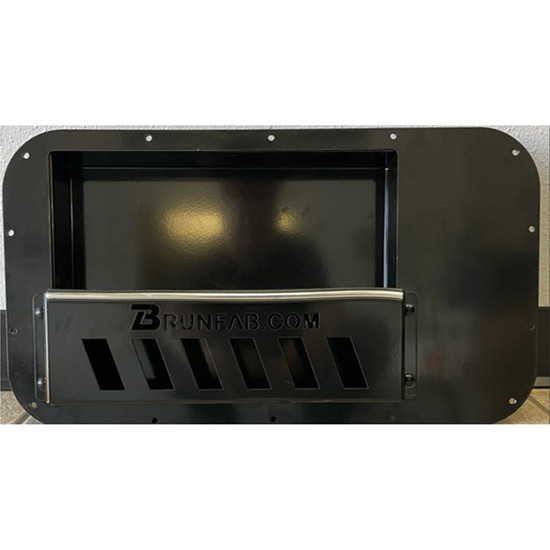 Gloss Black Bunk Door Inserts For Kenworth T660, T680, T800, W900
