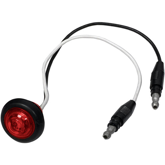 4 Inch 3/ Round Marker/ Clearance Led Light With 2 .180 Bullets