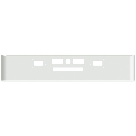 18 Inch Chrome Texas Rolled End Bumper With Cutout Options For Mack R Model