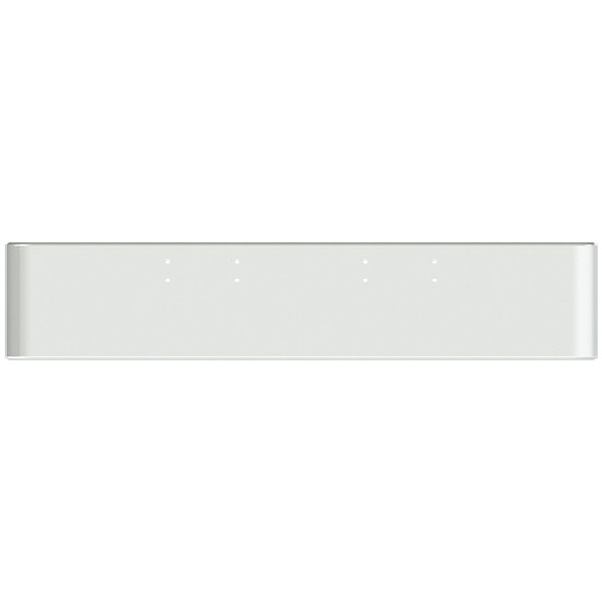 18 Inch Chrome Texas Rolled End Bumper For Peterbilt 352, 359