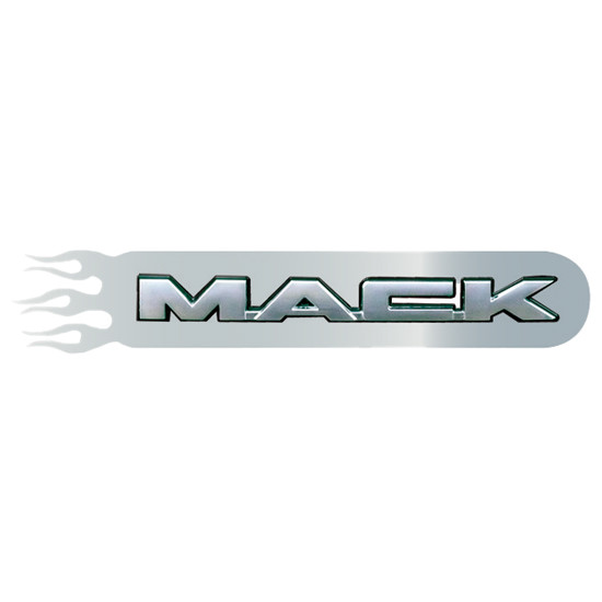Mack Granite Door Logo Trim, Stainless Steel, Pair For Mack Cv713 Granite