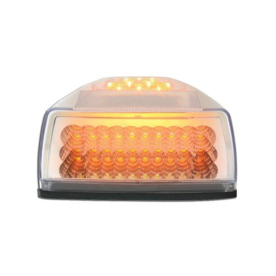 Amber Led Turn Signal Light For Peterbilt 379 With Square Headlights