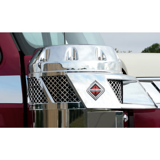 Breather Screen Replacement Stainless Steel W/ Hole Options By Roadworks Fits International LoneStar