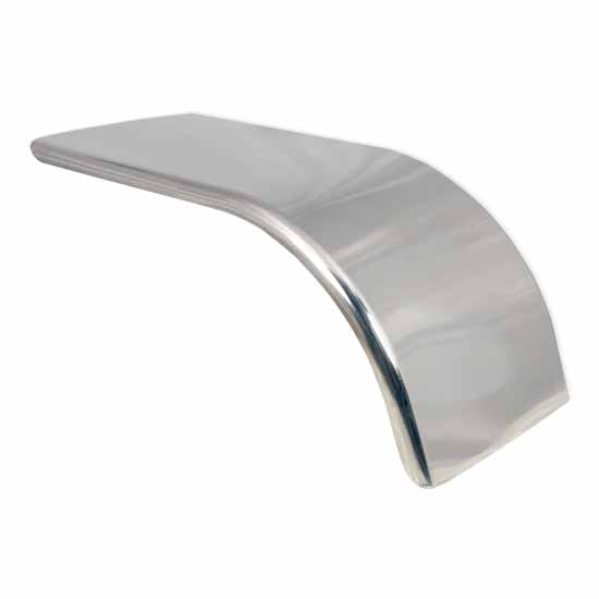 Loaded Fenders Rolled Edge Half Fender 60 Inch In SS, 14 Gauge