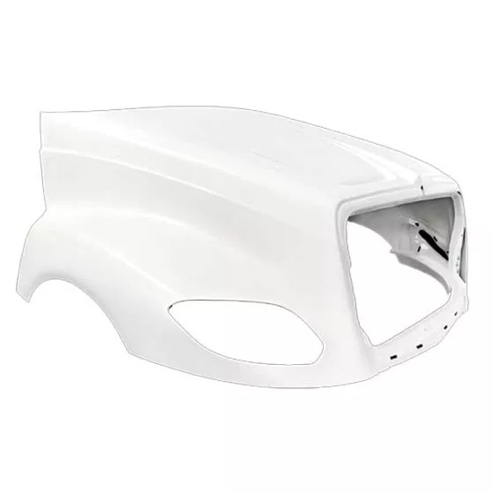 Fiberglass Hood W/ 52.5 Inch Centerline & Fenders Fits International LT