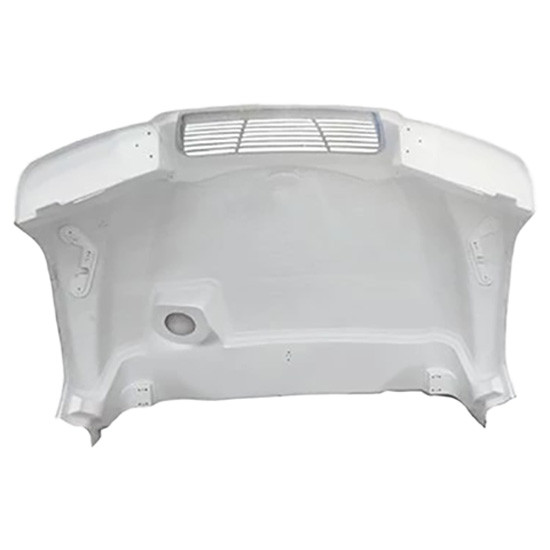 Fiberglass Hood W/ 62 Inch Centerline & Fenders Replaces 0103910A1 Fits Blue Bird Bus
