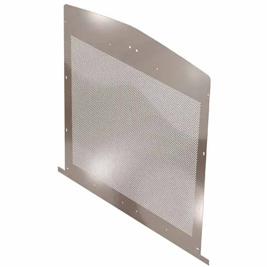 Stainless Steel Grille W/ Alternating 1/4 Inch Round Holes By Turnpike Truck Trim Fits Kenworth W900L