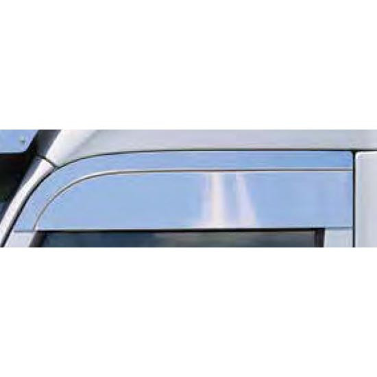 6 Inch Stainless Steel Door Chops By Roadworks Fits Kenworth T680, T880, W990