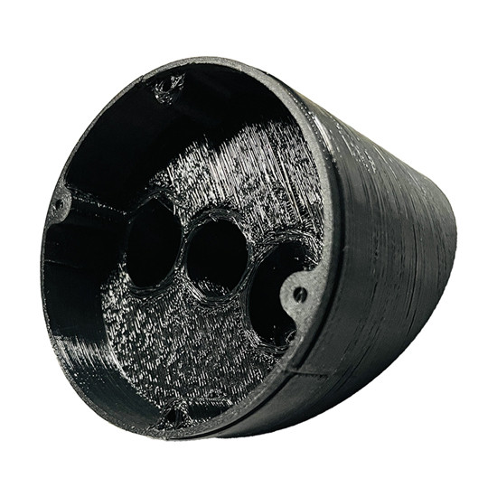 7 Cab Light Adapter Housing Kit Paintable W/ Half-Torpedo Design & Positions Center, 2, 4, 6, 8, 10 & 12 By 12 Gauge Customs Fits Peterbilt 589