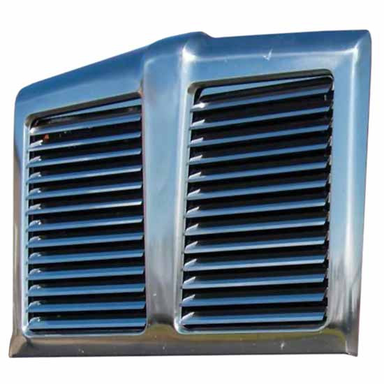 Stainless Steel Louvered Grille Insert With 26 Bars For Kenworth T880