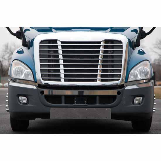 Stainless Steel Bumper Upper Corner Trim For Freightliner Cascadia 113 And 125 2008-2018