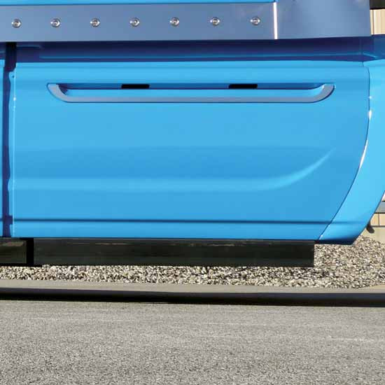 Stainless Steel Under-Sleeper Short Fairing Trim For International Prostar 2008-2018 - Pair