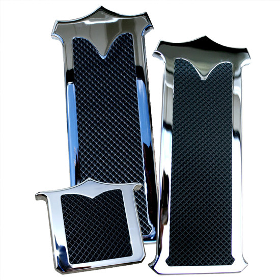 Chrome-Plated Billet Aluminum Foot Pedal Set For Kenworth