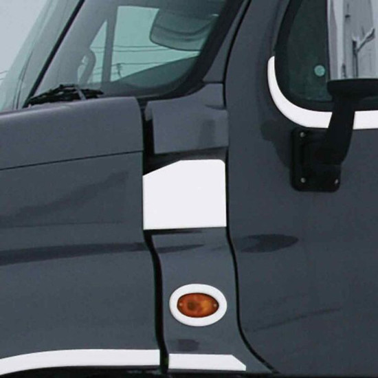 Stainless Steel Hood Latch Trim For Freightliner Cascadia