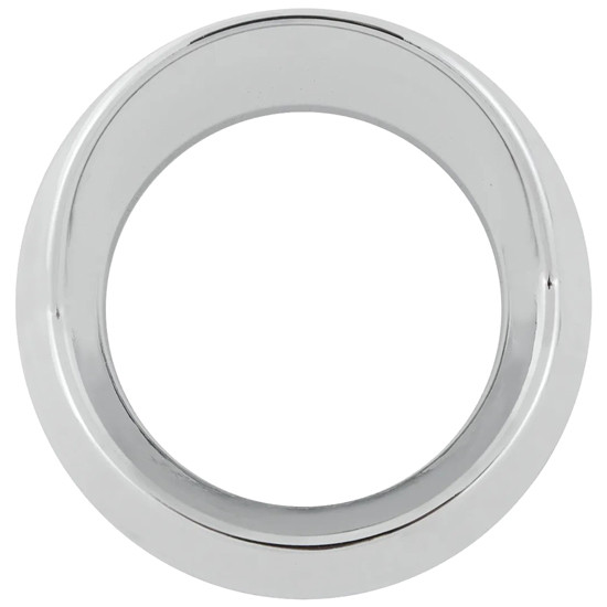 Small Chrome Gauge Bezel With Visor - Snap On For Freightliner Cascadia 113, 125