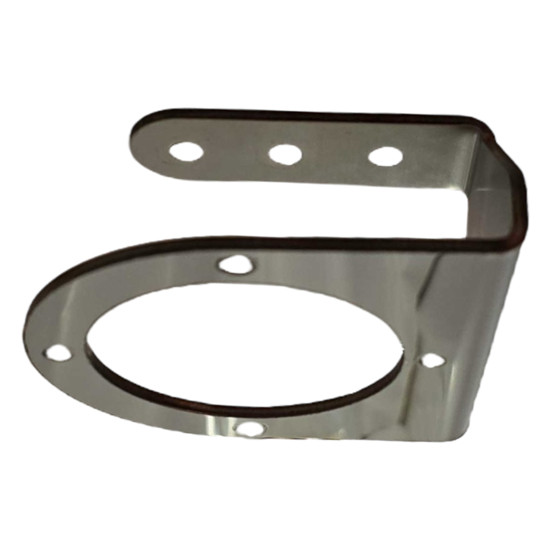 Stainless Steel Angle Down Turn Signal Bracket With Watermelon Light Hole