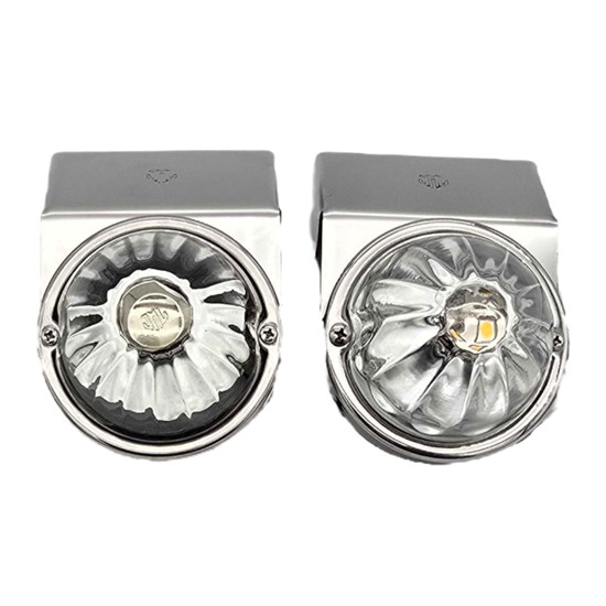 Stainless Steel Straight Down Mirror Bracket For Watermelon Light