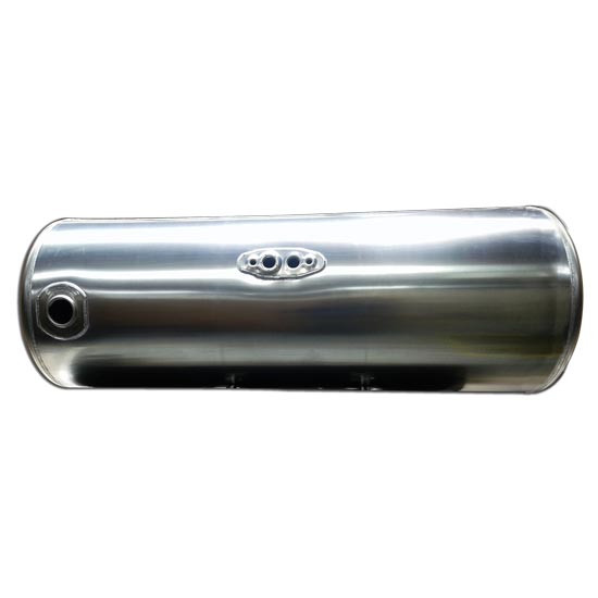 BESTfit 150 Gallon Rear Fill Fuel Tank, 26 Inch Diameter For Early Style Peterbilt Passenger Side