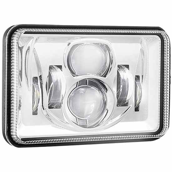 6 Inch 4 X 11 Diode High Beam Led Projector Headlight With 6 Diode Low Beam, By Haizer