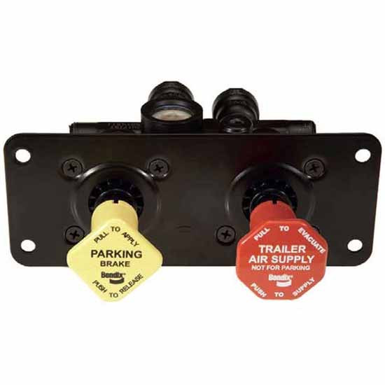 Dash-Mounted Mv3 Air Control Valve With 2 Delivery, 1 Exhaust, 2 Supply Ports