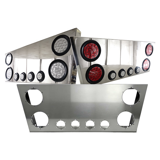 Stainless Steel Angled Center Panel By Turnpike Truck Trim