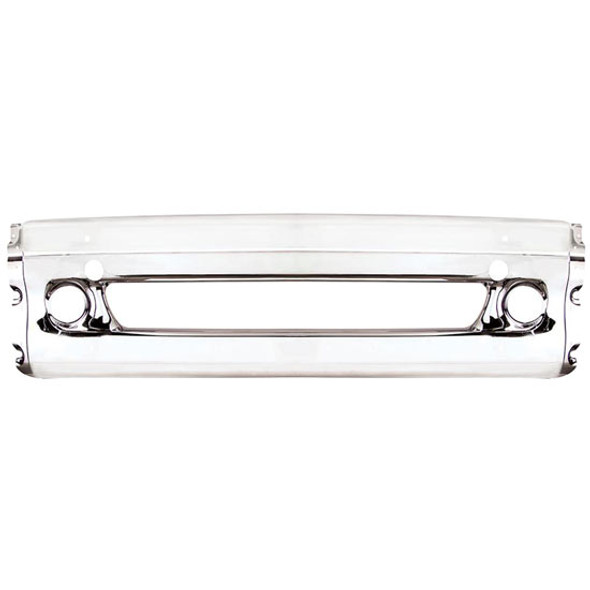 Chrome Plated Steel Center Bumper W/ Tow Hole For Freightliner Columbia 112, 120
