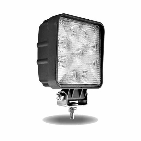 4.5" Square LED Work Light (900 Lumens) Spot Beam