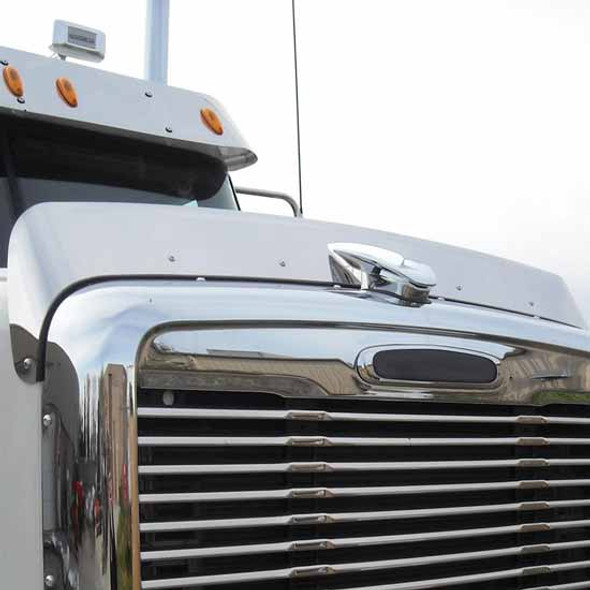 Stainless Steel Bug Deflector For Freightliner Coronado 132