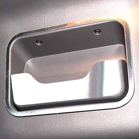 Stainless Steel Sunglasses Holder Trim By Roadworks Fits Freightliner Cascadia 113/125
