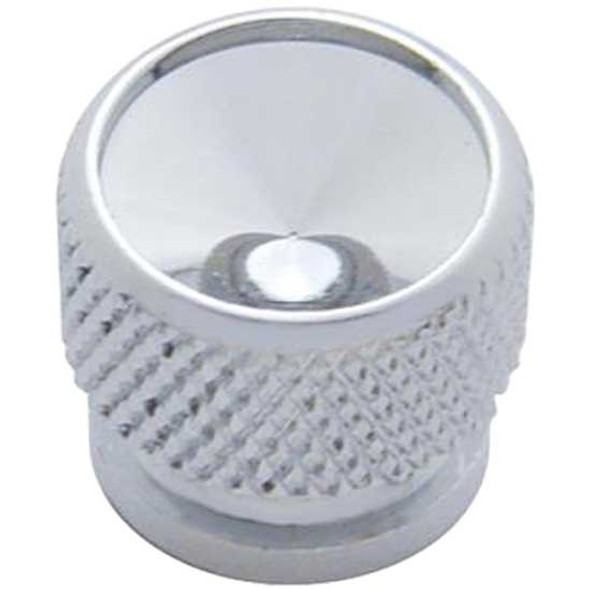 Chrome Bolt Head W/ Indention For Crystal - 4 PC