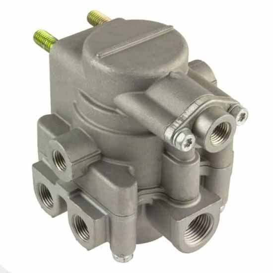 SR7 Type Spring Brake Valve W/ Control, Balance, Supply & Delivery Ports