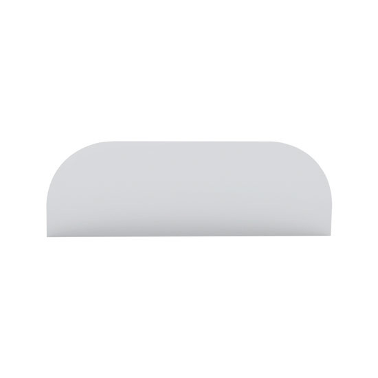 Chop Top Window Trim 17.594 Inch Stainless Steel W/ 6 Inch Drop Fits Peterbilt 589 Sleeper Side Window