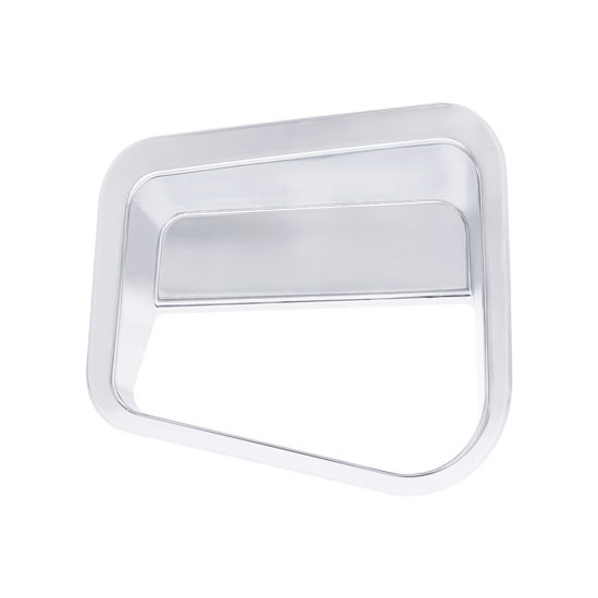 Driver/Passenger Side 5.25 Inch Chrome Plastic Latch Cover Fits Volvo VNL Gen III