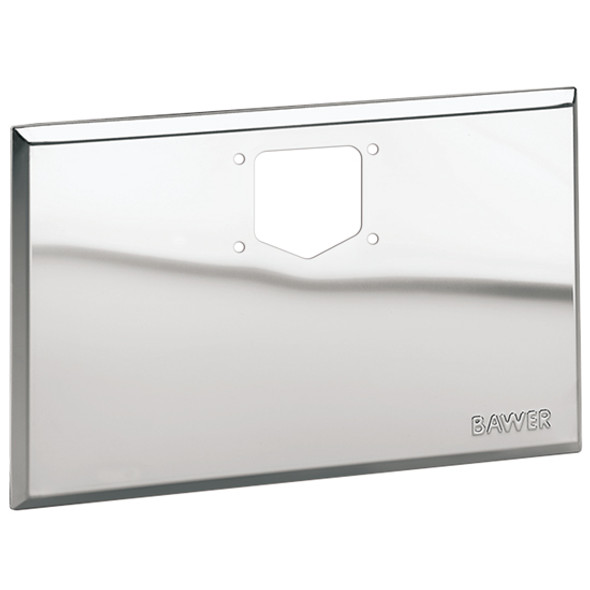 Bawer 18 X 18 Inch Stainless Steel Door Shell For TU821003 Tool Box - With Hinges, Supports For Gas Shocks