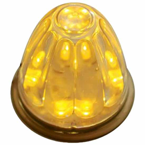 11 LED Single Function Watermelon Light - Amber LED/ Clear Lens