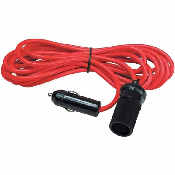 TPHD 12 Foot 12V Extension Cord - Plugs Into Cigarette Lighter Socket