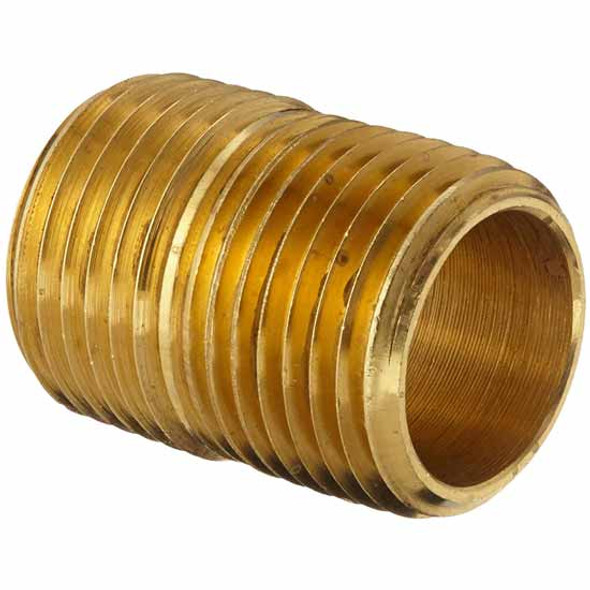 TPHD 1/2 Inch Brass Close Nipple