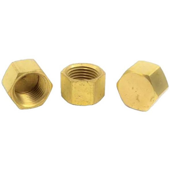 TPHD 1/2 Inch Brass Pipe Cap