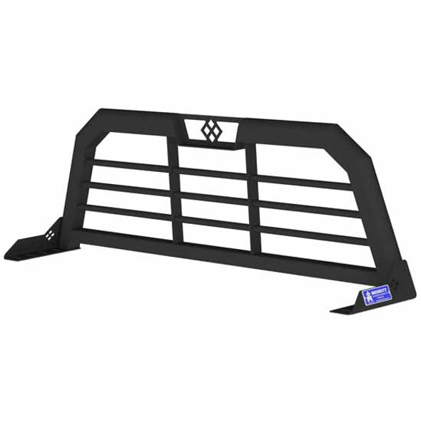 Merritt Aluminum Bar Style Cab Rack, 21 X 73 X 49 In, Gloss Black, For Ford F150, GMC 1500, 2500, 3500,