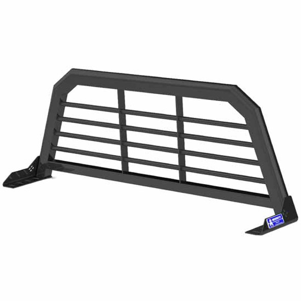 Merritt Aluminum Horizontal Bar Style Above Cab Rack, 24 X 73 X 47 In. Gloss Black, For F150, GMC Sierra, Toyota Tundra