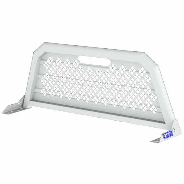 Merritt Aluminum Above Cab High Rack, 25 X 73 X 46 Inch W/Punched Panel, Powder Coated