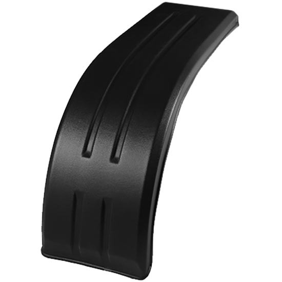 Black Poly Pro Ribbed Half Tandem Fenders, 52 X 18 X 20 In. For Super Single Tires