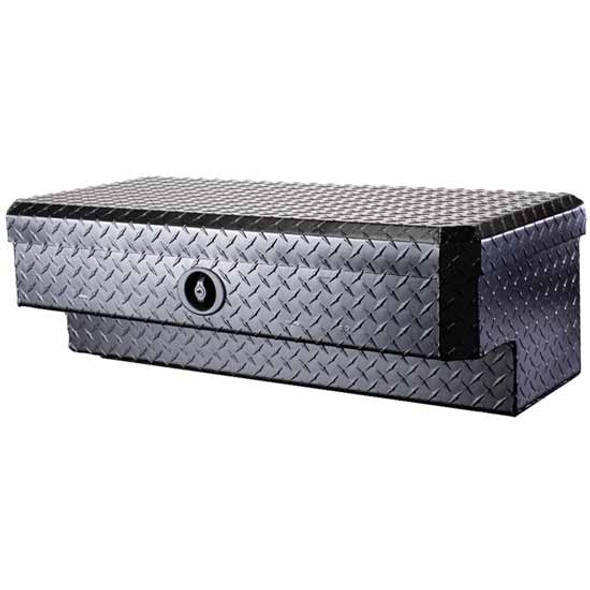 Merritt Aluminum Low Side Box, 18 X 16 X 90 Inch - Black Satin